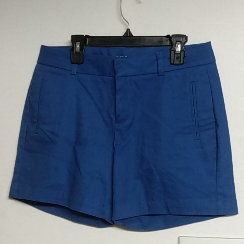 Crisp Cotton Royal Blue Twill Shorts by A.N.A